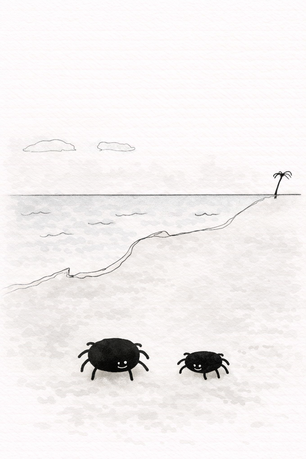 Picnic area by the beach